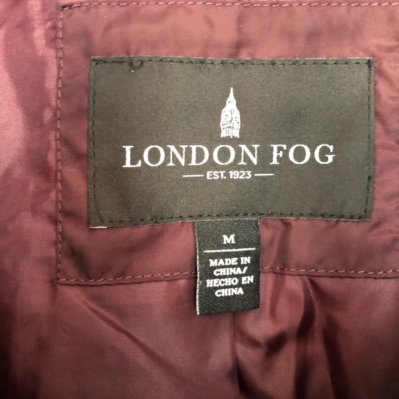 London Fog insulated jacket with detachable hood - Picture 8 of 11